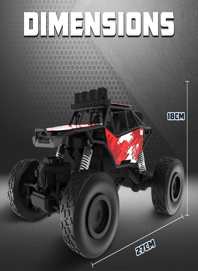 ويمبلي سيارة ويمبلي للتحكم عن بعد | لعبة ثندربولت للتحكم عن بعد بمقياس 1:16 | سيارة لعبة قابلة لإعادة الشحن للأطفال | سيارة تحكم عن بعد لجميع التضاريس | سيارة سباق عالية السرعة للأولاد (أحمر) - Image 2